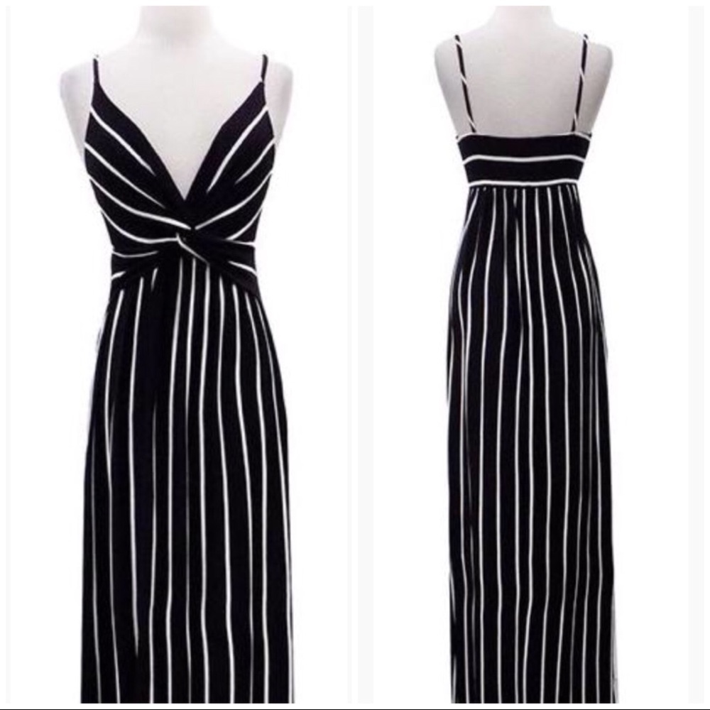 🆕 Vanessa: Spaghetti Strip Maxi Dress